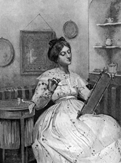 The Embroidery Frame by Bertha Newcombe The Embroidery Frame by Bertha Newcombe