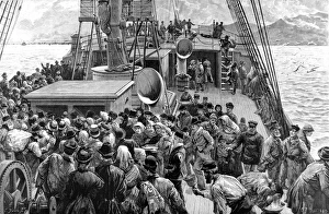 Emigration. On Board an Emigrant Ship. The Breakfast Bell Emigration. On Board an Emigrant Ship. The Breakfast Bell