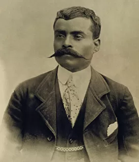 Revolutionary Gallery: Emiliano Zapata Salazar (1879-1919). Mexican