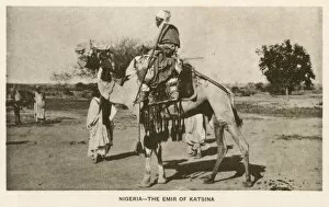 Emir of Katsina on a camel, Nigeria, West Africa