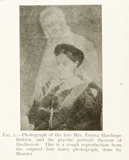 Emma Hardinge Britten with Beethovens Ghost Emma Hardinge Britten with Beethovens Ghost