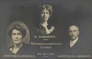 Emmeline Pankhurst Imprisoned Leaders