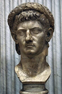 Diadem Gallery: Emperor Claudius (10 BC-54 AD). Bust. Vatican Museums