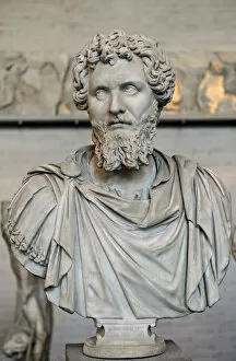 Images Dated 29th December 2012: Emperor Septemus Severus (193-211 AD). Bust