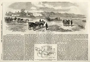 Emperor & staff reconnoitring during the Franco-Prussian War Emperor & staff reconnoitring during the Franco-Prussian War