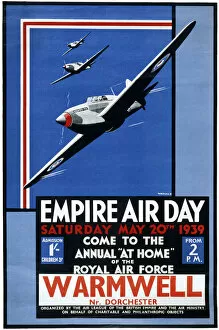 Ww 2 Collection: Empire Air Day Poster