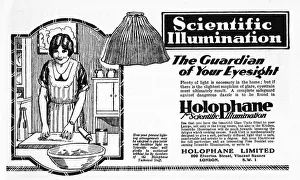 The Empire Cookery Book - Advert for Holophane Lampshades The Empire Cookery Book - Advert for Holophane Lampshades