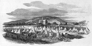 Encampment of sufferers by the Great Fire at Montreal Encampment of sufferers by the Great Fire at Montreal