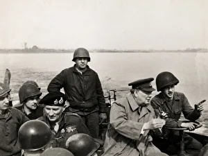 End of WW II - British Prime Minister Winston Churchill End of WW II - British Prime Minister Winston Churchill