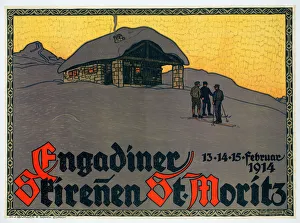 Engadiner Skirennen 1914 Wilhelm Burger Engadiner Skirennen 1914 Wilhelm Burger