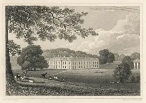 Prints of Althorp House, Northamptonshire, the seat of Earl Spencer Northamptonshire Prints: Althorp House Print, Northamptonshire Seat of Earl Spencer