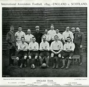Football Gallery: England Football Team, 1895
