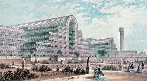 Engineering Collection: England. London. The Crystal Palace by Joseph Paxton. Great