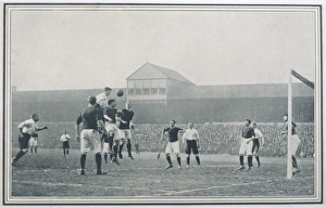 <b class=qtipBold><figcaption>England V Scotland</figcaption></b><br>ENGLAND v SCOTLAND Goalmouth action during Scotland's 2-1 win at Bramall Lane, Sheffield<br><em>© Mary Evans Picture Library</em> England V Scotland