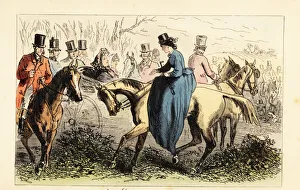 English aristocrat in a carriage ignoring a handshake English aristocrat in a carriage ignoring a handshake