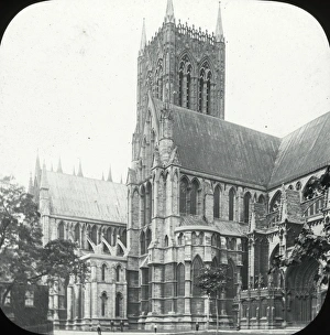 English Cathedrals - Lincoln cathedral from south East English Cathedrals - Lincoln cathedral from south East