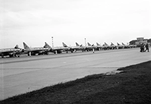 English Electric Lightnings x 11 from 74 Squadron RAF English Electric Lightnings x 11 from 74 Squadron RAF