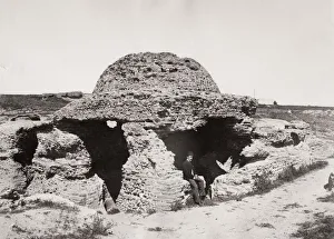 Entrance to the Cisterns of Malga, Carthage, Tunisia Entrance to the Cisterns of Malga, Carthage, Tunisia