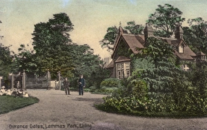 Entrance gates, Lammas Park, Ealing, West London Entrance gates, Lammas Park, Ealing, West London