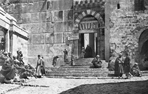 Entrance to the Haram, Hebron, West Bank, Palestine Entrance to the Haram, Hebron, West Bank, Palestine