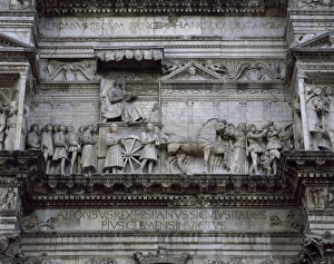 Entrance to King Alfonso V of Aragon (1396-1458) in Entrance to King Alfonso V of Aragon (1396-1458) in