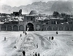 Entrance to the Main Bazaar, Kerman, Iran Entrance to the Main Bazaar, Kerman, Iran