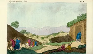 Entrance to the Tomb of Lazarus, Bethany, 1800s Entrance to the Tomb of Lazarus, Bethany, 1800s