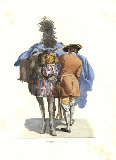 An equestrian servant, France, 18th century An equestrian servant, France, 18th century