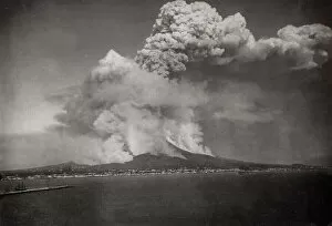 Vesuvius Gallery: Eruption of Mount Vesuvius, Gulf of Naples, Campania, Italy