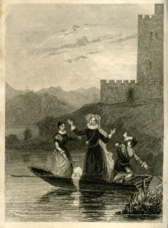 Escape of Mary Queen of Scots from Loch Leven Castle Escape of Mary Queen of Scots from Loch Leven Castle