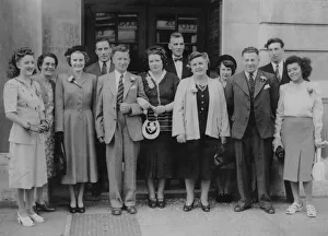 Esther Bruce (extreme right) at a family wedding Esther Bruce (extreme right) at a family wedding