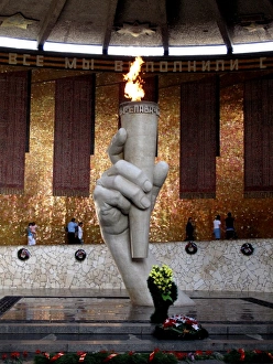 Eternal Flame at Battle of Stalingrad Memorial Eternal Flame at Battle of Stalingrad Memorial