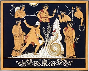 Pictures Now Collection: Etruscan Vase painting Date: 1810