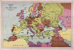 World Gallery: Europe Map C1918