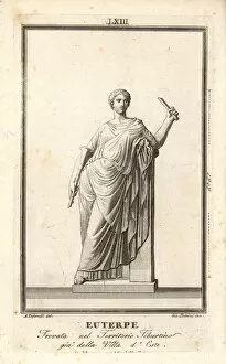 Pietro Collection: Euterpe, muse of music and lyric poetry, holding a flute