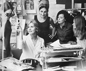 Eva Marie Saint visits the London Life office Eva Marie Saint visits the London Life office