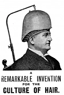 Evans Vacuum Cap advertisement, 1906 Evans Vacuum Cap advertisement, 1906