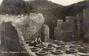 Excavations at Ostia, Rome reveal the Oil Stores - Italy Excavations at Ostia, Rome reveal the Oil Stores - Italy