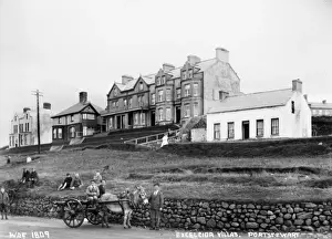 County Londonderry Prints: Early 20th Century Print of Excelsior Villas, Portstewart