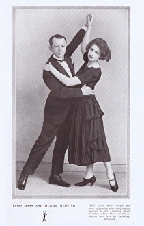 Exhibition dancers Ludo Mass and Muriel Webster, London, 192 Exhibition dancers Ludo Mass and Muriel Webster, London, 192