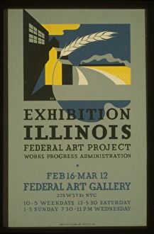 Exhibition Illinois Federal Art Project Works Progress Admin Exhibition Illinois Federal Art Project Works Progress Admin