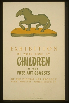 Exhibition of work done by children in the free art classes Exhibition of work done by children in the free art classes