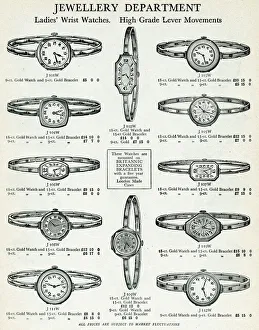 Expanding gold bracelet wristwatches 1929 Expanding gold bracelet wristwatches 1929