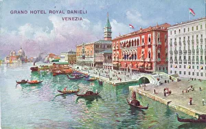 The exterior of the Hotel Royal Danieli, Venice, 1920s The exterior of the Hotel Royal Danieli, Venice, 1920s