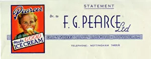 F G Pearce Ltd, business stationery