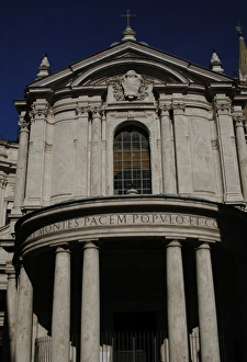 Facade of Church of Our Lady of Peace. 17th century. Rome Facade of Church of Our Lady of Peace. 17th century. Rome