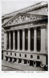The facade of The New York Stock Exchange, NYC, USA The facade of The New York Stock Exchange, NYC, USA