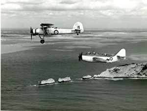 Fairey Swordfish III, NF389, front, and Fairey Gannet AS? Fairey Swordfish III, NF389, front, and Fairey Gannet AS?