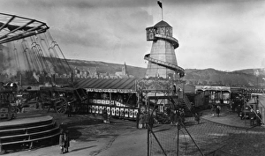 Burntisland Gallery: Fairground at Burntisland, Fife, Scotland