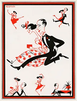 Acting Gallery: The Famous Astaires by Nerman